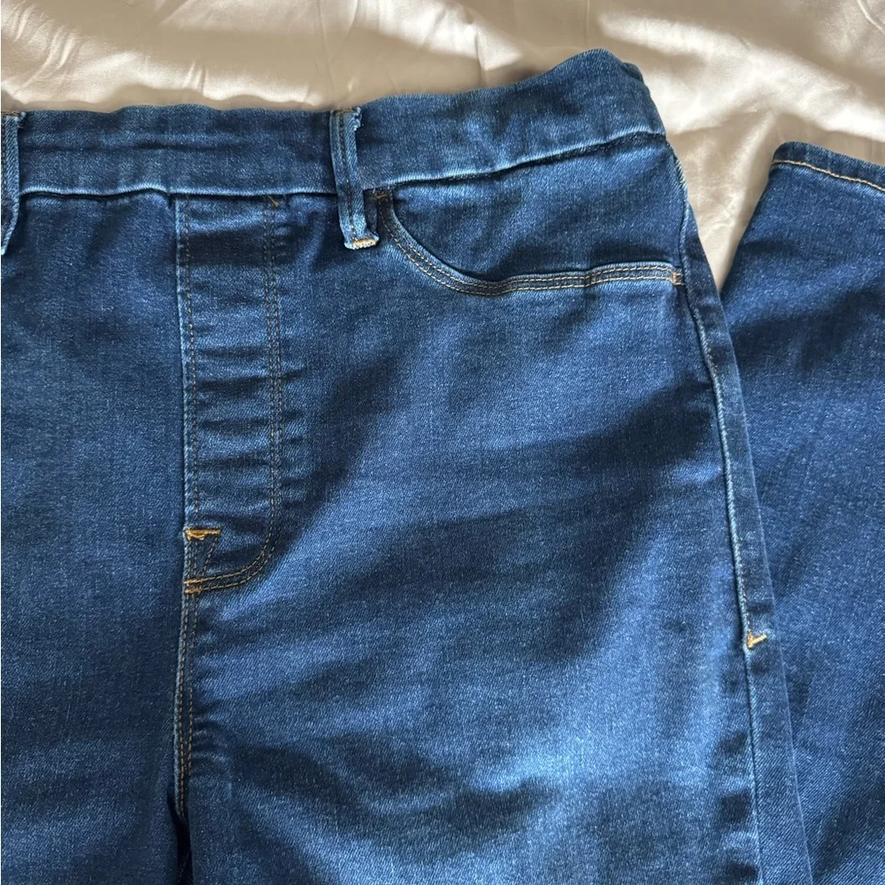 Good American pull on jeans Classic Blue Women's Jeans size large - Picture 7 of 11